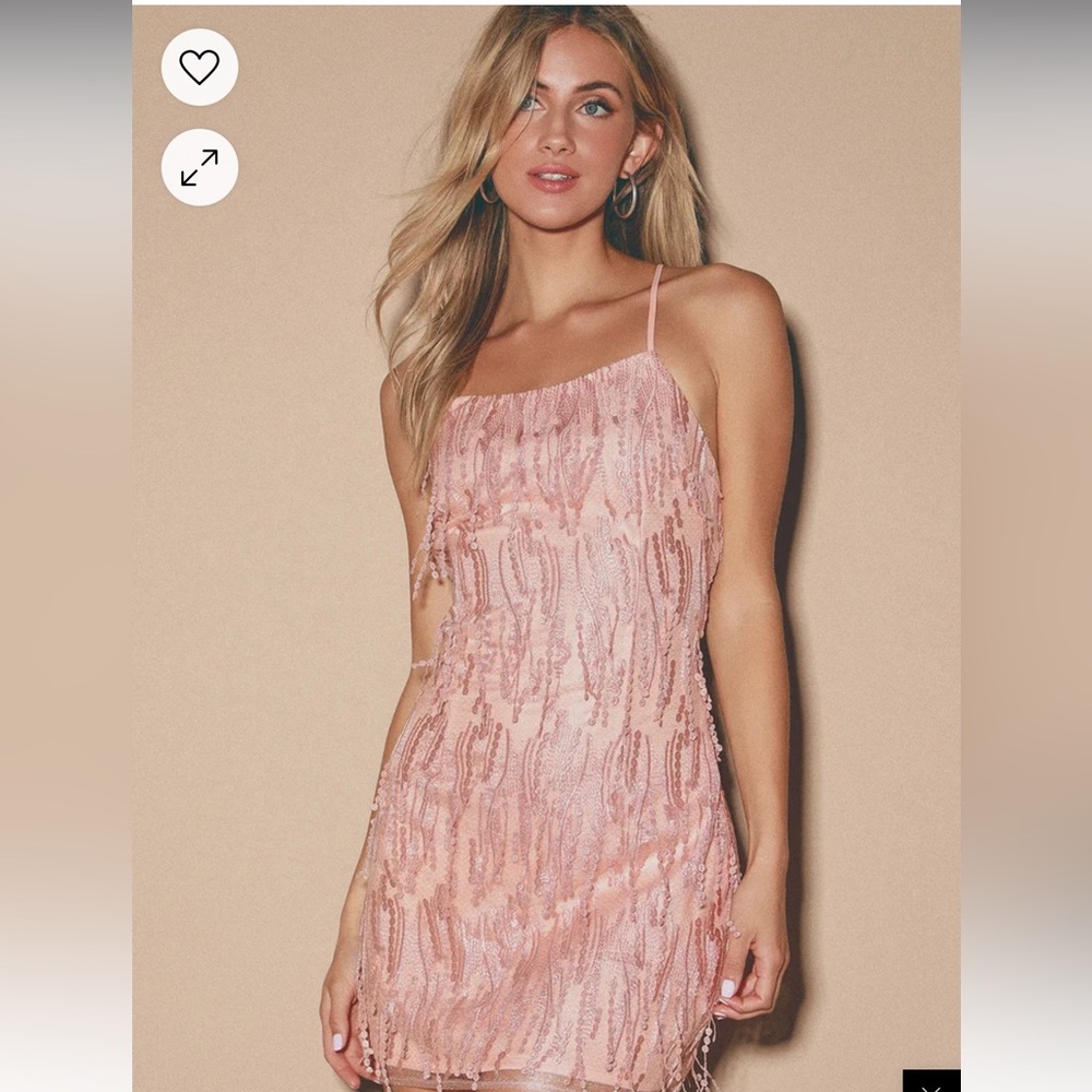 Lulus making magic pink mini size m NWT